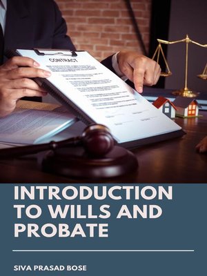 cover image of Introduction to Wills and Probate